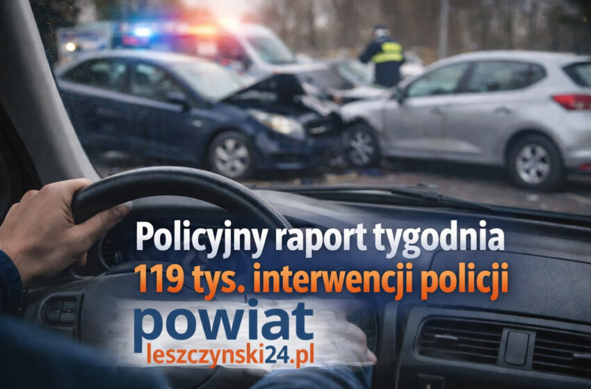  Policyjny raport tygodnia