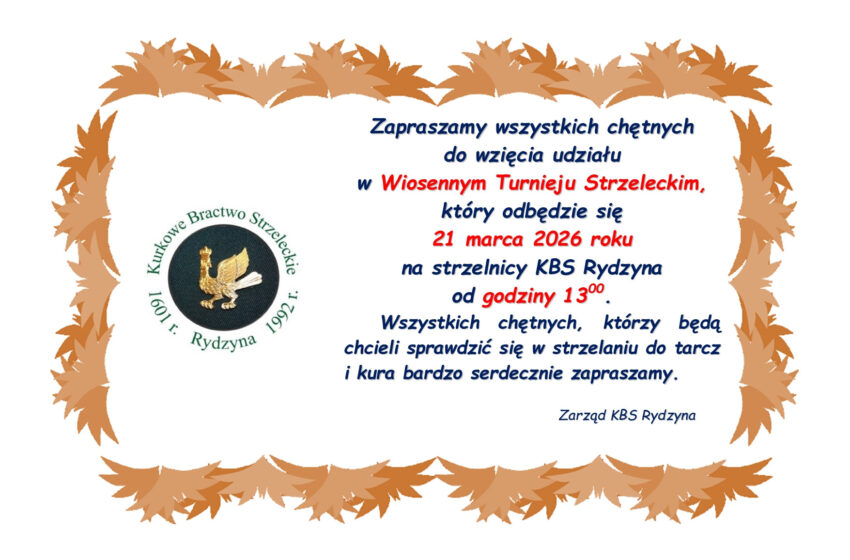  Szykuje się sportowe wydarzenie w Rydzynie!