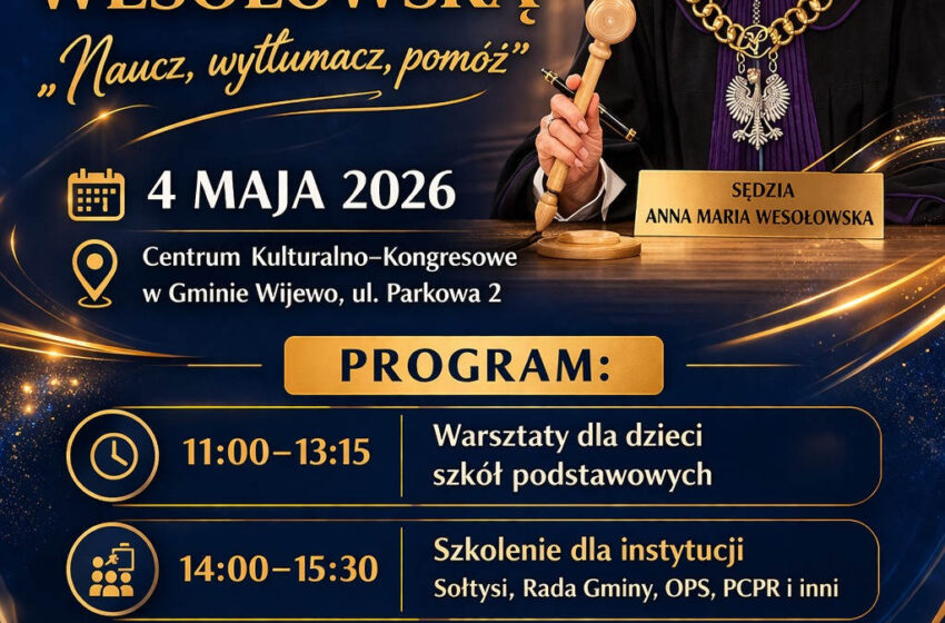  Spotkanie z sędzią Anną Marią Wesołowską w Wijewie