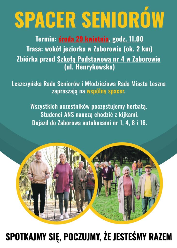 Spacer, który łączy pokolenia!