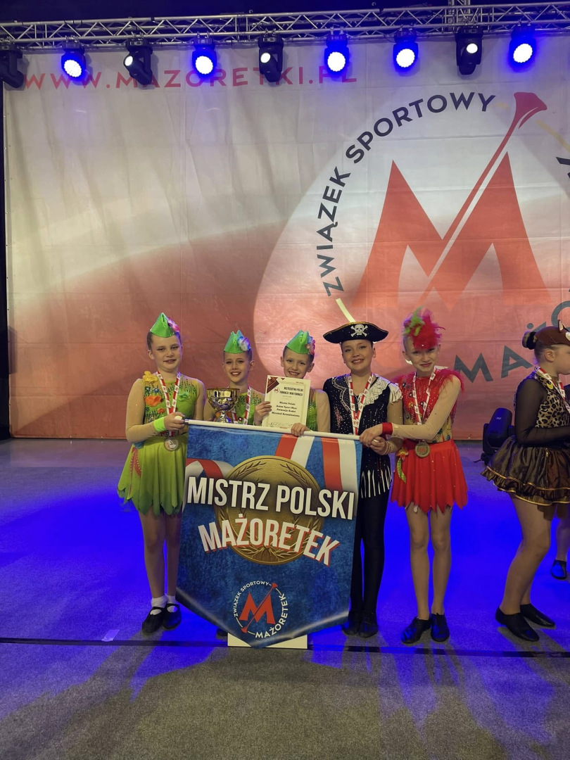 Mażoretki Mirabell Krzemieniewo z tytułem mistrza Polski i awansem na Mistrzostwa Europy