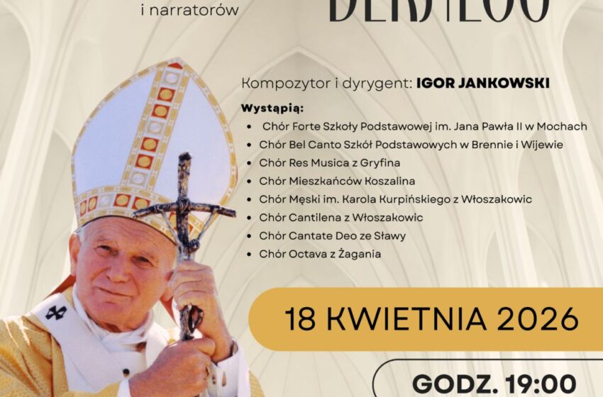 Plakat Kantata Dekalog Przemęt 18 kwietnia 2026.