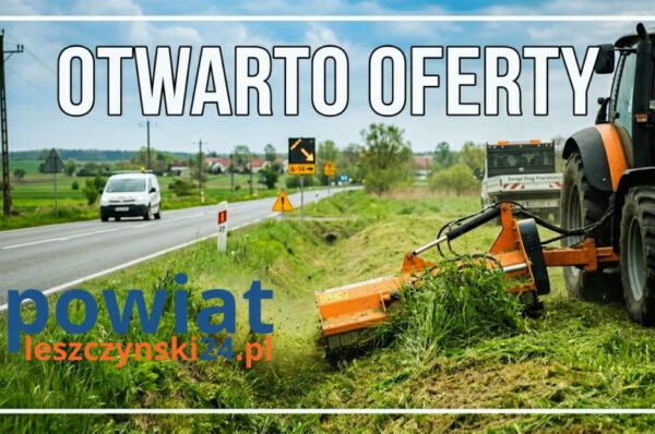 Otwarcie ofert ZDP Leszno koszenie traw 2026