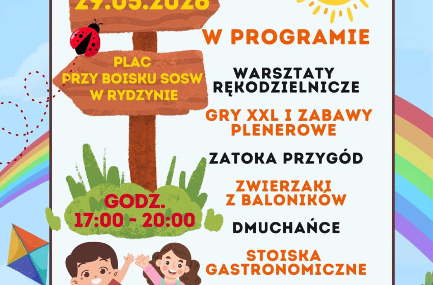  Szykuje się fantastyczna zabawa dla najmłodszych w Rydzynie!