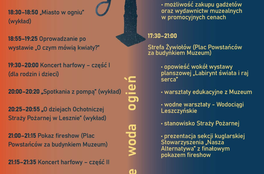  NOC PEŁNA ŻYWIOŁÓW W LESZNIE!