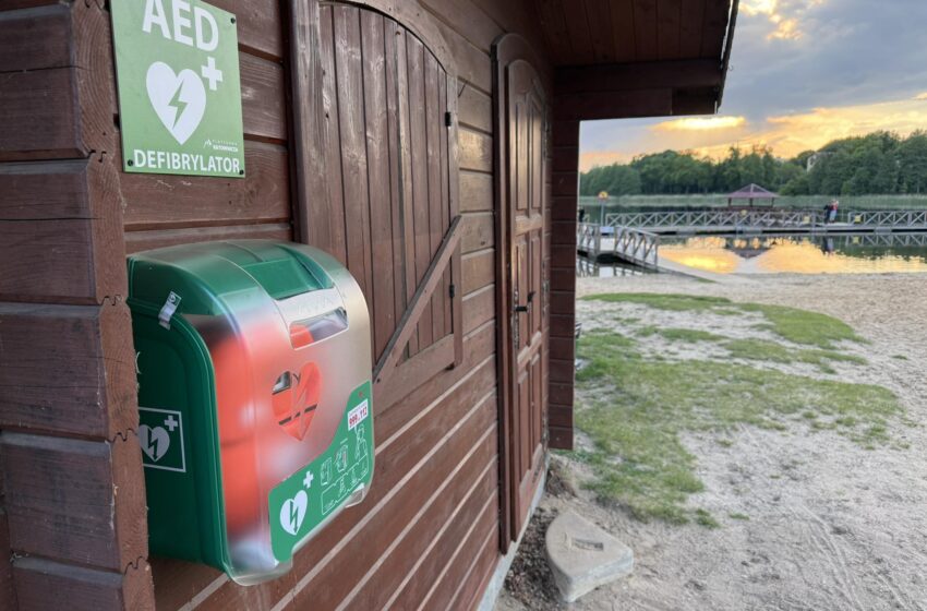  Nowe AED na letnisku w Osiecznej