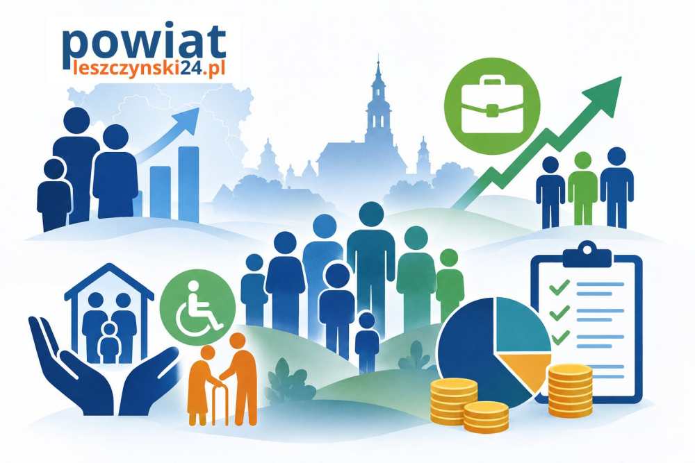 Powiat Leszczyński podsumował sytuację społeczną za 2025 rok