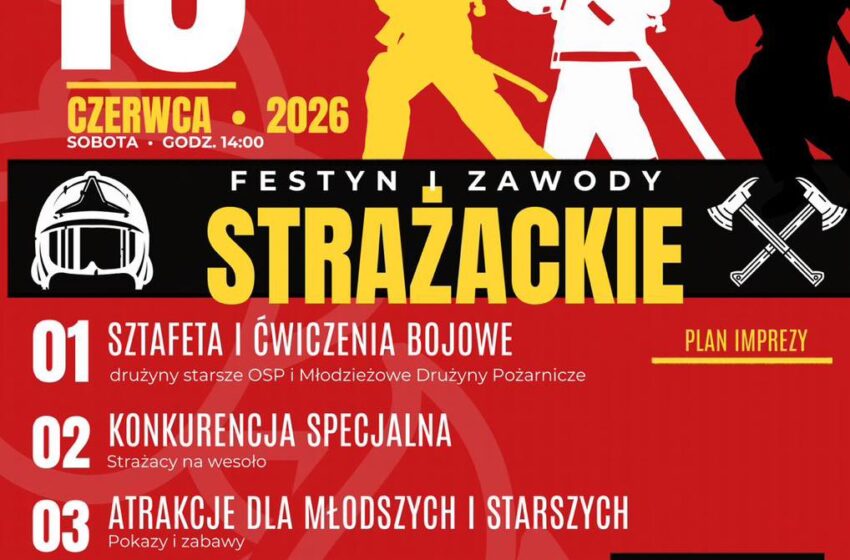  Gminne Zawody Sportowo-Pożarnicze 2026 w Rydzynie