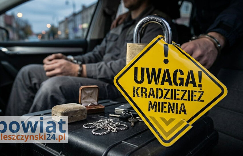 Zuchwała kradzież w Lesznie